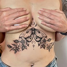 Instagram Nature Sternum Tattoo, Sternum Tattoos, Sternum Tattoo, Top Tattoos, Tattoos For Women, Body Art, Tattoo Ideas, Tattoos, Quick Saves