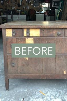 Transform an old dresser into a stunning rustic piece with our green rustic dresser makeover tutorial! This DIY furniture project is perfect for anyone, whether you’re new to furniture flipping or have experience. Click through to see the full before-and-after of this painted farmhouse green dresser makeover idea.