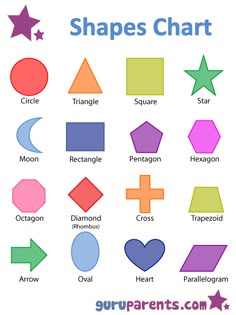 an image of different shapes that are in the shape of hearts, stars, and circles