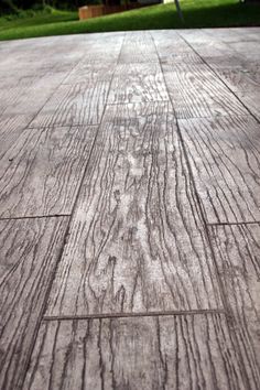 an image of a wooden floor in the park