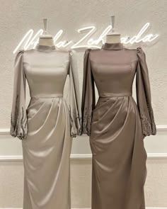 Dress Gala, Hijab Dress Party, Vintage Bridesmaids, Bridesmaid Attire