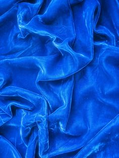 the blue fabric is very soft and shiny