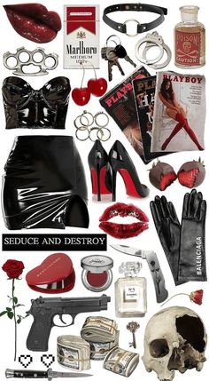 Femme fatale - Aesthetic photos Feminine Edgy Outfits, Casual Femme Fatale Outfits, Dark Feminine Aesthetic Red, Estilo Hippy, Aesthetic Red, Dark Feminine Aesthetic, Dark Feminine, I'm With The Band, Feminine Aesthetic