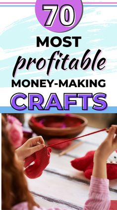 image showing a list of the most profitable money-making crafts Profitable Woodworking Projects, Woodworking Items That Sell, Popular Woodworking Projects, Best Business To Start, Easy Crafts To Sell, Woodworking Art, Small Woodworking Projects, Woodworking Projects That Sell