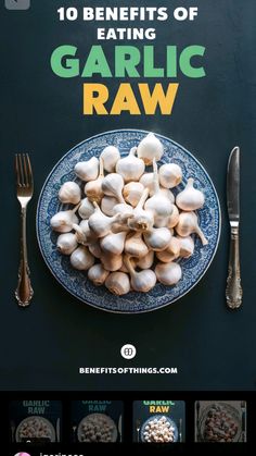 Raw Garlic: Nutrition and Benefits Benefits Of Raw Garlic, Benefits Of Eating Garlic, Blueberry Benefits, Eating Raw Garlic, Cloves Benefits, Garlic Health Benefits, Seeds Benefits, Nutrition And Health