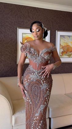 African Classic Dress, African Trendy Style, Reception Outfit for Bridesmaid, Bridal Dress - Etsy Outfit For Bridesmaid, African Dress Designs, Best African Dress Designs, Nigerian Bridesmaid Dresses, Lace Styles For Wedding, Bride Reception Dresses, Lace Dress Classy, African Bridal Dress, Nigerian Dress