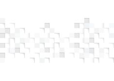 an abstract white background with squares and rectangles in the shape of cubes