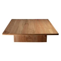 a wooden table top on a white background