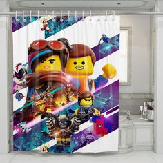 the lego batman movies dc universe shower curtains Gift For Movie Lover, Lego Superheroes, Batman Movies, Vanity Colors, Personalized Shower Curtain, Lego Batman Movie, Bath Tubs, Batman Movie, Shower Curtain Set