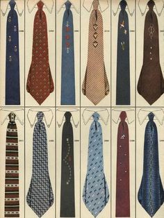 size: 12x9in Giclee Print: Ties, Magazine Advertisement , USA, 1950 : Fine Art 1950 Men, 1950s Men, Mens Fashion Vintage, 1950s Mens, Magazine Advertisement, Fur Coat Vintage, Fashion 1950s, Vintage Mens Fashion