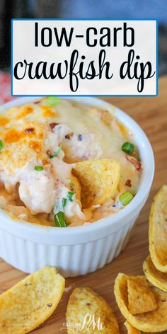 Low Carb Crawfish Cheese Dip Delicious Low Carb Recipes, Cheese Dip Recipes, Delicious Seafood Recipes, Healthy Vegetables, Sugar Free Recipes, Low Carb Yum, Low Carb Keto Recipes, High Protein Recipes, Low Carb Keto