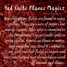 red chili flakes are found in many kitchens they are mix of peppers but mainly cayenne