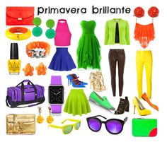 primavera brillante in primavera by laralabiche on Polyvore featuring moda, WearAll, Ally Fashion, Windsmoor, Dsquared2, Ralph Lauren Black Label, Chicwish, Giuseppe Zanotti, Michael Antonio and See by ChloÃ© Polyvore Spring, Spring Bright, Colorful Wardrobe, Colour Analysis, Clear Spring, Spring Palette, Spring Color Palette, Outfit Primavera, Seasonal Color Analysis