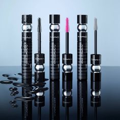 The endlessly buildable mascara from M·A·C is now available in a waterproof + smudge-proof formula for 24-hour wear! M·A·CStack Waterproof Mascara gives you customizable volume + length in a pool-proof, tear-proof and clump-resistant formula. Its Drench-Defense Technology helps to wrap this waterproof mascara around your fringe to protect each individual lash by repelling water. Stack on infinite layers of waterproof volume + length with M·A·CStack Waterproof Mascara! Mascara Guide, Best Waterproof Mascara, Oily Eyelids, Drugstore Mascara, Subtle Makeup, Lower Lashes, Black Mascara, Individual Lashes, Waterproof Mascara