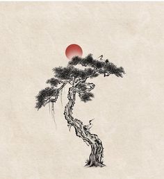 #flower #tattoo Bonsai Tattoo, Bonsai Tree Tattoos, Tree Tattoo Men, African Tattoo, Simple Tattoos For Guys, Muster Tattoos, Tree Tattoo Designs, Tattoo Style Drawings, Cool Small Tattoos