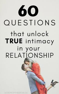 True intimacy isn’t easy to come by—you have to work at it. Here are some amazing and helpful questions to get to know your partner on a deeper level. #love #relationship #marriage #husbands #wives #boyfriend #girlfriend #dating #intimacy #struggles #questions #list #advice #tips #healthy #happy #trust #forher #forhim #forwomen #for men #women #men #couples Marriage Intimacy, Intimate Questions, Relationship Challenge, Relationship Questions, Healthy Relationship Tips, Healthy Marriage, Relationship Help