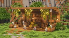 (2297) minecraft horse stable - YouTube Chalet Minecraft, Minecraft Horse Stables, Minecraft Hus, Minecraft Horse, Bangunan Minecraft