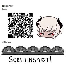 a qr code for an anime character