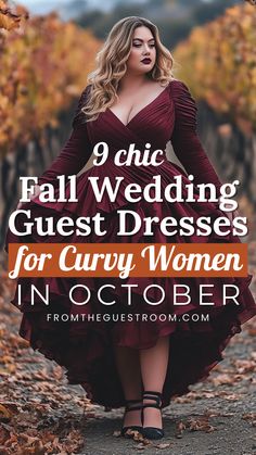 Check out 9 stunning fall wedding guest dresses designed for curvy womenThese October-ready dresses combine flattering silhouettes with seasonal eleganceperfect for autumn weddingsdress for curvy girlwedding guest dress octoberfall wedding guest dress octoberwedding guest dress curvycountry wedding guest dressfall wedding guest dresseswedding guest dress for fallwedding guest outfit autumnfall wedding guest dressfall wedding guest outfit Wine Red Wedding Guest Dress, Size 16 Wedding Guest Outfit, Rustic Wedding Outfit Guest, Fall Guest Wedding Dress, Wedding Guest Dress October, Black Tie Wedding Guest Dress Fall, Fall Wedding Guest Dress October, Girl Wedding Guest Dress