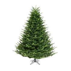 a small christmas tree is shown on a white background