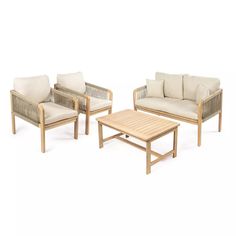 three pieces of furniture sitting next to each other