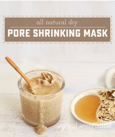 Pore Shrinking, Coffee Facial, Diy Masks, Home Remedies For Hair, Luscious Hair, Homemade Face Masks, Homemade Face, Natural Diy