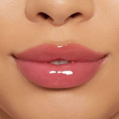 Gloss Drip, Pink Gloss, Soften Lips, Glossy Makeup, Pink Lip Gloss, Juicy Lips, Makeup Eye Looks, Perfect Lips, Pink Lipstick