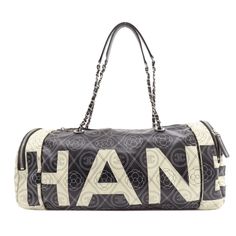 Used Chanel Coco Mark Camellia Boston Bag Coated Canvas Women's Chanel (Sku: Gzl139hz) === General === Brand : Chanel === Design === Type : Boston Bag Material : Coated Canvas Color : Black, White Gender : Women === Size === Size (Hxwxd) : 20cm X 32cm X 20cm / 7.87'' X 12.59'' X 7.87'' === Included Items === Accessories : Pouch Accessories Notice : Before Purchasing, Please Refer To The Images Of The Accessories Included With The Item. === Condition === Condition : Used (Very Good) Ranking : Ran Handbag Wallet, Boston Bag, Accessory Pouch, Leather Travel, Wallet Accessories, Vuitton Bag, Bago, Chanel Bag, Luggage Bags