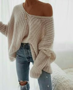 Teenage Outfits, Off The Shoulder Sweater, Tumblr Outfits, Legging Outfits, Athleisure Outfits, Casual Winter Outfits, Winter Fashion Outfits