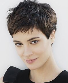 Pixie Haircut Styles, Thick Hair Cuts, Cute Short Haircuts, Haircut Curly, Short Hairstyles For Thick Hair, Very Short Hair, Short Haircut