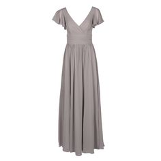 Julliet  dove grey chiffon evening gown. Featuring flowing sleeves and a gathering waistband this dress is perfect for any formal occasion or as a beautiful bridesmaids dress. By Sisterhood Bridesmaids. Dry clean only. Flowing Sleeves, Xxxl Dress, Beautiful Bridesmaid Dresses, From Dress, Long Evening Gowns, Bridesmaids Dress, Medium Dress, Dove Grey, Independent Designers Fashion