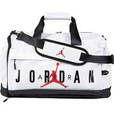 Set the tone for success with a gym bag that carries everything you need for a great workout. The Jordan Air Duffel bag has a spacious main compartment with dual zippers for easy opening, a front zip pocket for faster access, small storage pockets, and dual handles for easy carrying Size: one size.  Color: Gray.  Gender: unisex.  Age Group: adult. Best Camera Backpack, Jordan Backpack, Shoes Retro, Nike Air Jordan Retro, Workout Bags, Best Gym, Duffel Bag Travel, Air Jordans Retro, Stylish Bag