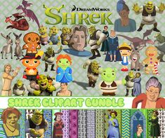 Shrek Printables, Shrek, Image Editing Software, Image Editing, Birthday Decorations, Digital Paper, Vinyl Decals, Etsy Accessories, Clip Art