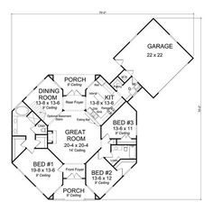 the floor plan for this house