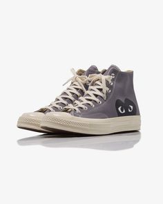 All Star Aesthetic, Cdg Converse, Mens Converse, Play Converse, Cdg Play, Grey Converse, Dr Shoes, Converse Star, All Star Shoes