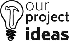 the logo for our project ideas, which is designed to look like a light bulb