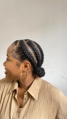 Instagram Cornrows With Marley Hair, Short Natural Cornrow Hairstyles, Two Strand Cornrows, African Hairstyles For Women Natural, Cornrow On Natural Hair, Cornrow Short Hair, Natural Hair Plaits, Cornrow Natural Hairstyles, Natural Hair Cornrow Styles