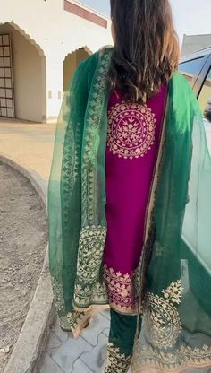 Karwachauth Suit Ideas 2024, Karwachauth Suits Designs, Trending Salwar Suit Designs, Punjabi Suits Designer Boutique Party Wear, Punjabi Salwar Suits Party Wear, Plazo Suits, Punjabi Suits Party Wear, Punjabi Suit Boutique, Maharani Designer Boutique