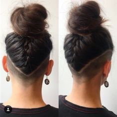 Nape Undercut Designs Simple, Undercut Hair Designs, Undercut Designs, Shaved Side Hairstyles, Shaved Hair Designs, Shorthair Hairstyles, Side Hairstyles