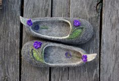 Early Spring Product description: Our felt slippers are totally handcrafted of 100% pure wool with warm water, soap, love and care. The sole, made of craft foam, is firmly glued. Felted slippers are extremely solf, light, comfortable and long-wearing. It will serve you trully for long years. Each pair of slippers is whole-felted and is handmade. None of the manifacturing techniques are being used. Thus your slippers will be unique even if there’s a certain likeness with the others from the ... Felt Slippers, Wool Shoes, Handmade Slippers, Craft Foam, Felt Shoes, Flat Slippers, Yellow Hat, Felted Slippers, Wool Slippers