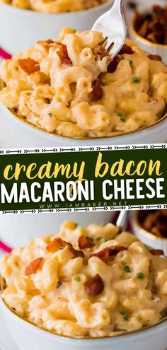 this creamy bacon macaroni and cheese recipe is so good it's easy to make