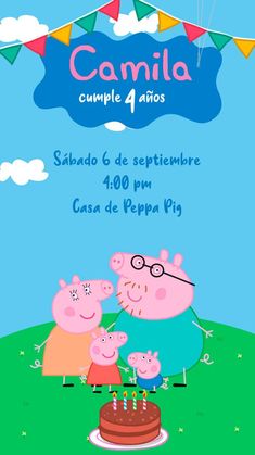 pepo and piggy birthday party with balloons