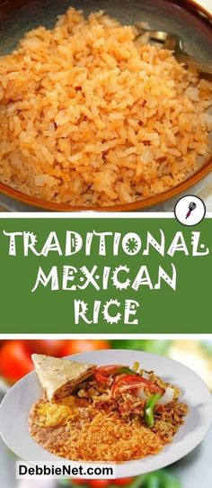 traditional mexican rice is an easy and delicious side dish