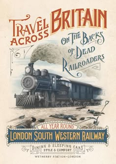 an advertisement for the london south western railway