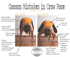 a poster with instructions on how to do a yoga pose