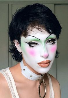 Goth Drag, Drag King Makeup, Circus Makeup, Makeup Clown, Makeup Creative