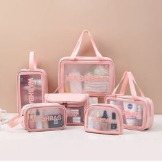 Plastic Toiletry Bag | Sogaïa Penyimpanan Makeup, Make Up Storage, Clear Makeup Bags, Travel Bag Organization, Make Up Organiser, Travel Storage Bag, Toiletries Organization, Beauty Case, Waterproof Makeup