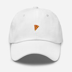 Pizza Hat, Pizza Lover Gift, Cute Pizza Cap, Gift for Her, Gift for Him, Cute Cap Ideas, Pizza Party Favors, Pizza Theme Bachelorette, Pizza Themed Party, Nyc theme party, Nyc favors, Holiday Gift, Secret Santa Gift, White Elephant Gift * 100% chino cotton twill * Green Camo color is 35% chino cotton twill, 65% polyester * Unstructured, 6-panel, low-profile * 6 embroidered eyelets * 3 ⅛" (7.6 cm) crown * Adjustable strap with antique buckle * Blank product sourced from Vietnam or Bangladesh This Funny White Adjustable Baseball Cap, Funny White Hat For Gift, Funny White Hat As Gift, Funny White Hat As A Gift, White Curved Bill Baseball Cap As Gift, White Funny Snapback Hat, Funny White Snapback Hat, Funny White Cap Hat, Funny White Cap