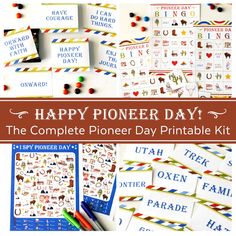 the complete printable father's day activity kit for children to play with and learn