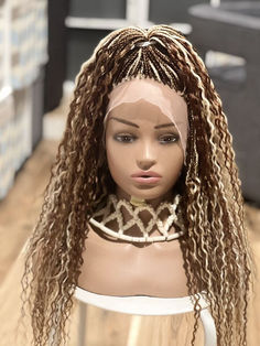 Blonde Braids, Frontal Wig